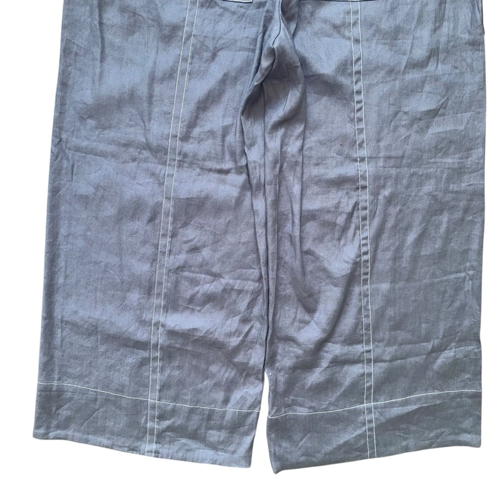 NEW Anthropologie Maeve Tie Waist Wide Leg Casual Breezy Linen Blend Pants XL - Picture 8 of 11